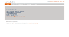 Desktop Screenshot of marikacabral.com